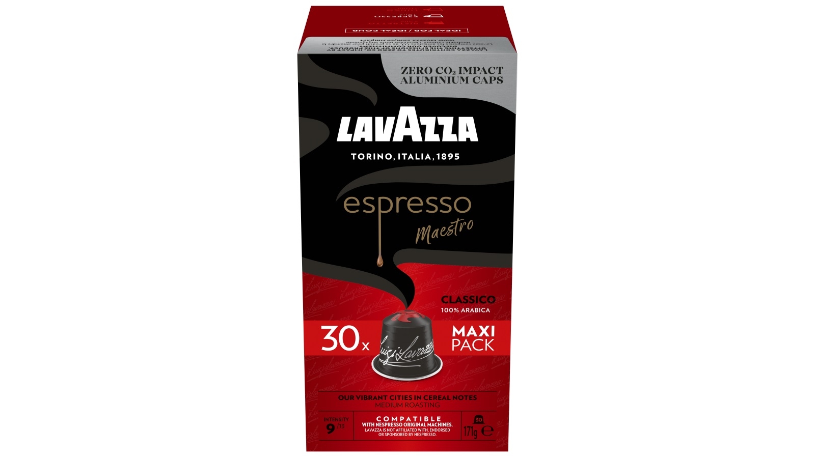 Lavazza Espresso Classico Nespresso Compatible Coffee Capsule 30