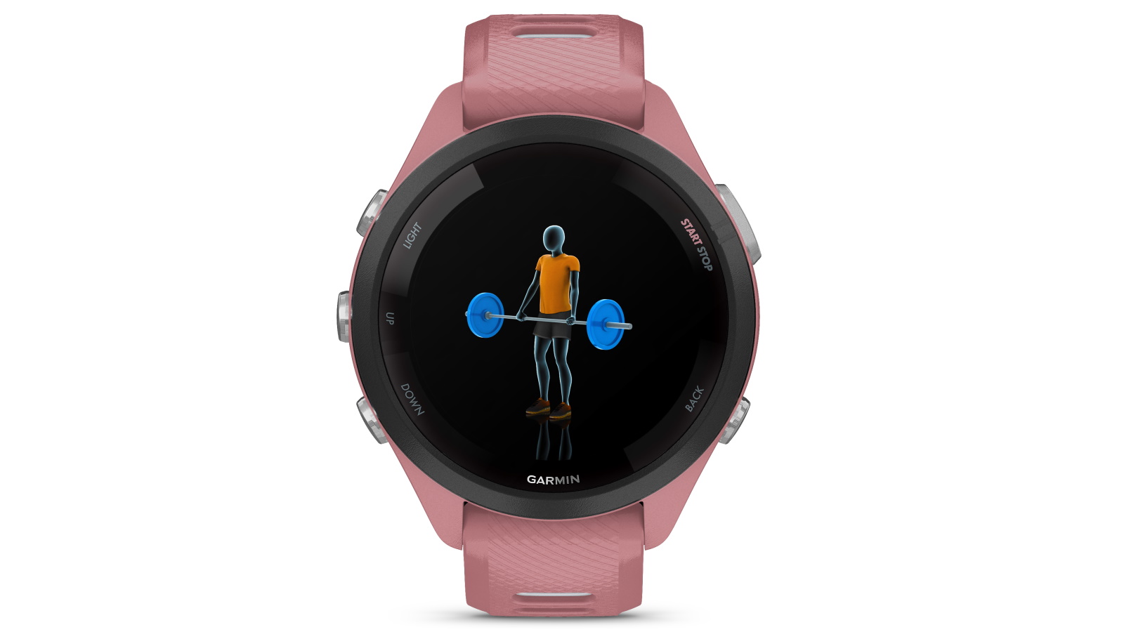 Garmin Forerunner 265S Smart Watch - Black Bezel with Light Pink