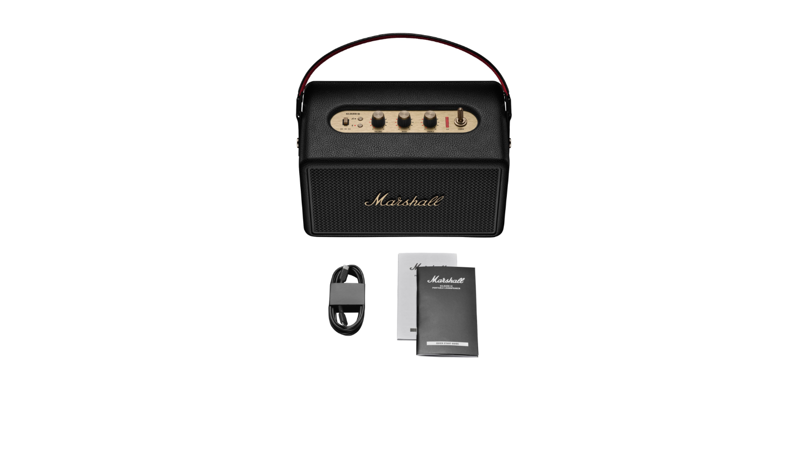 Marshall Kilburn III Portable Bluetooth Speaker - Black/Brass