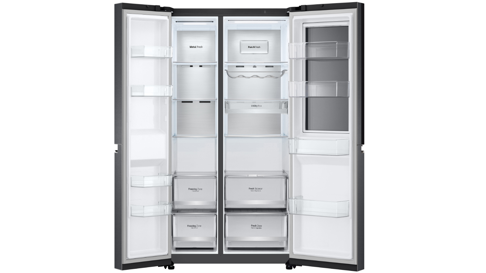 LG 655L Pure N Fresh Side by Side Fridge Joyce Mayne