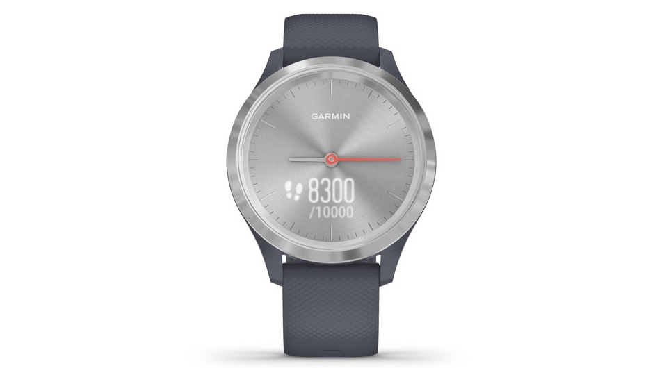 Garmin Vivomove 3S Smart Watch - Silver with Granite Blue
