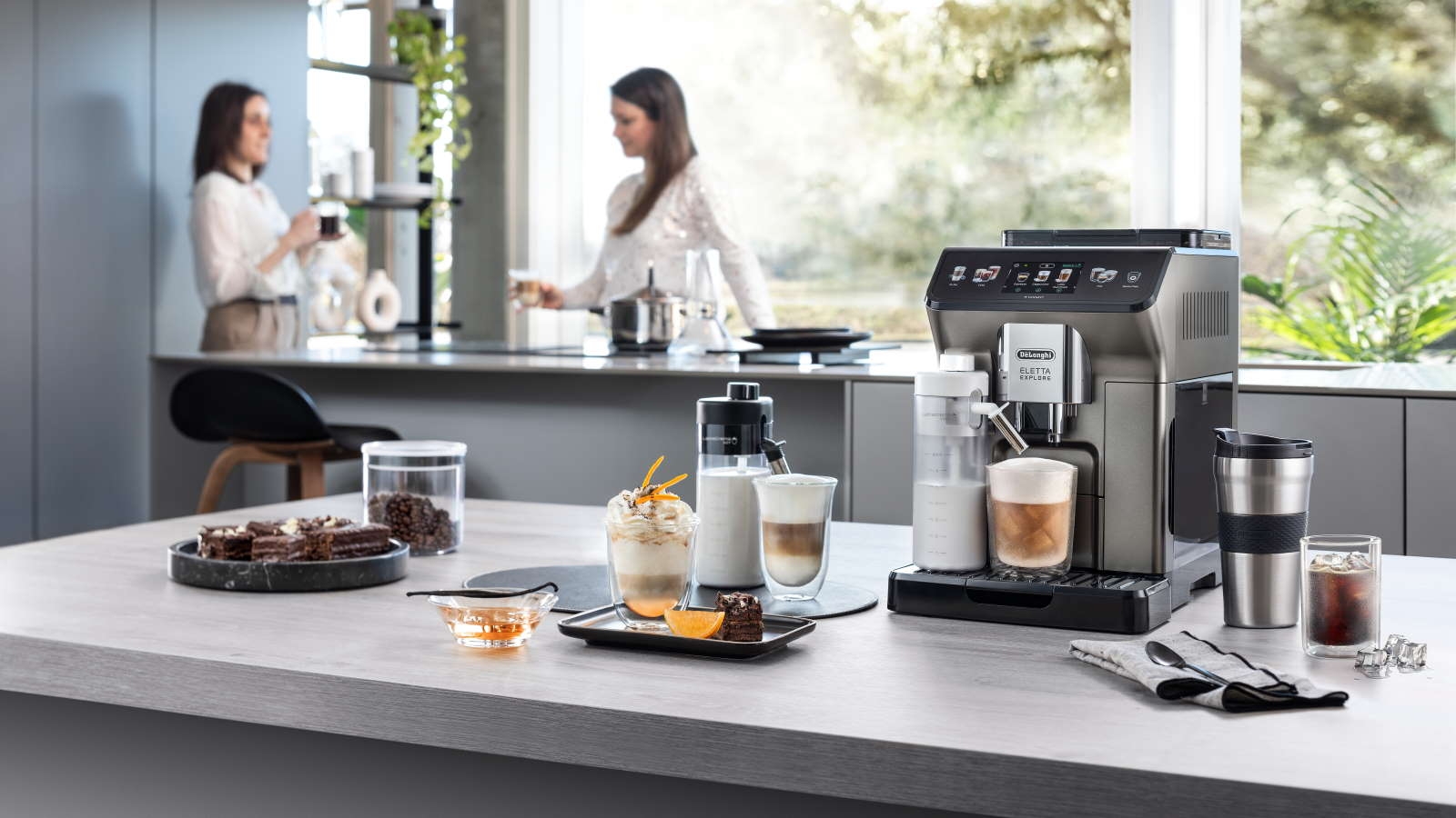 De'Longhi Eletta Explore Connect Fully Automatic Coffee Machine ...