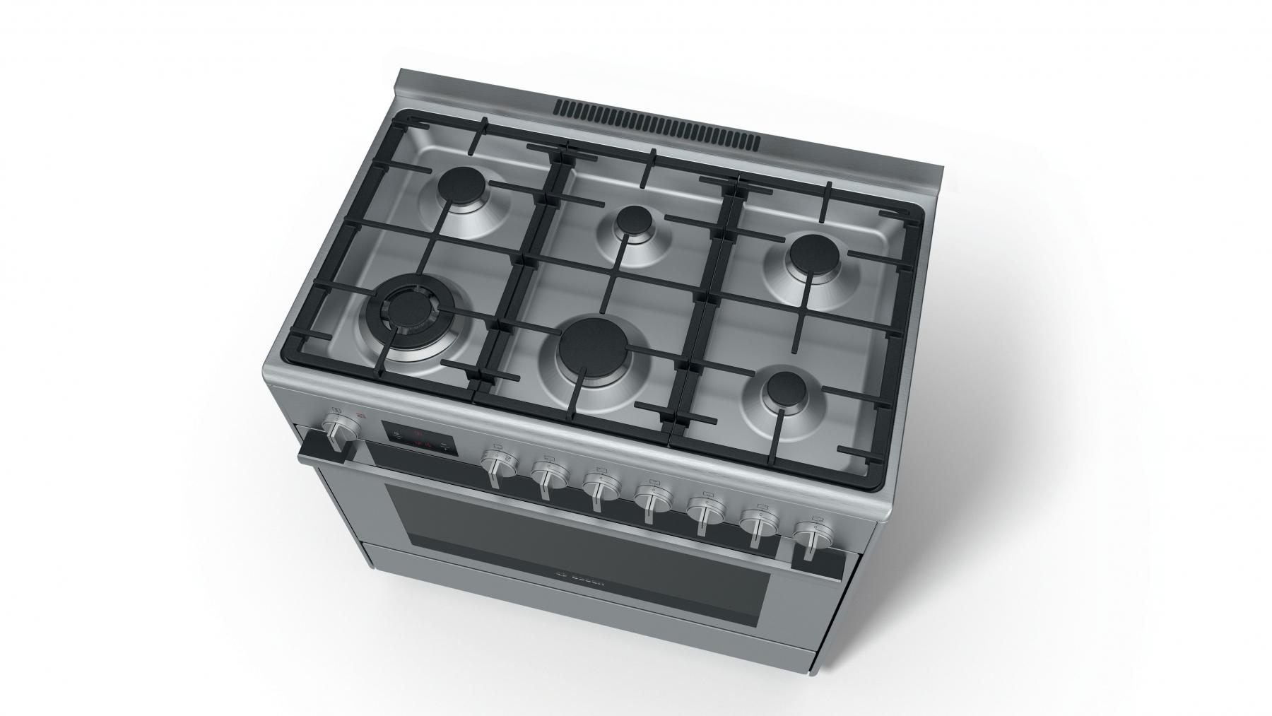 Bosch Series 8 900mm Dual Fuel Range Freestanding Cooker Joyce Mayne