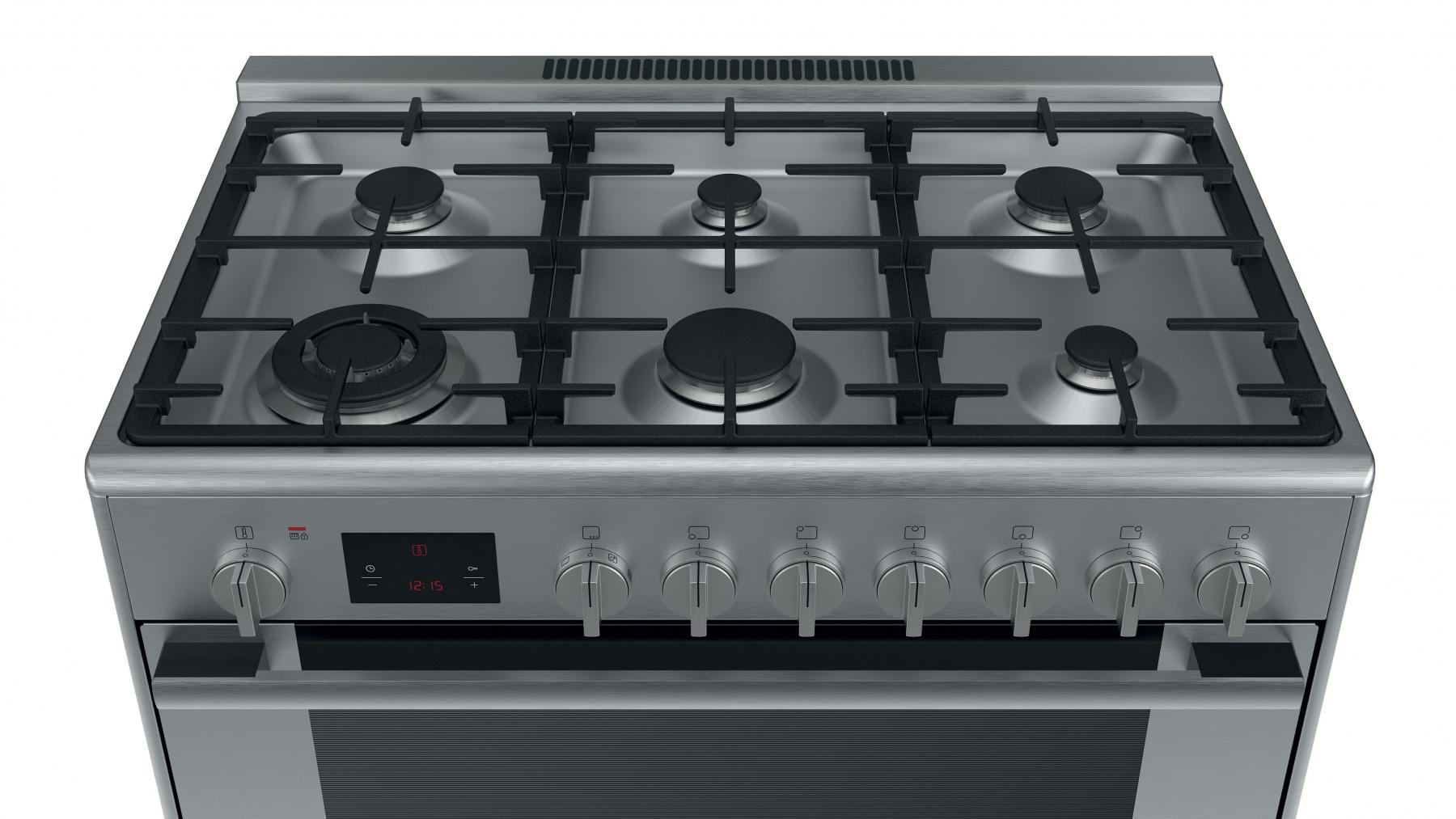 Bosch Series 8 900mm Dual Fuel Range Freestanding Cooker Joyce Mayne