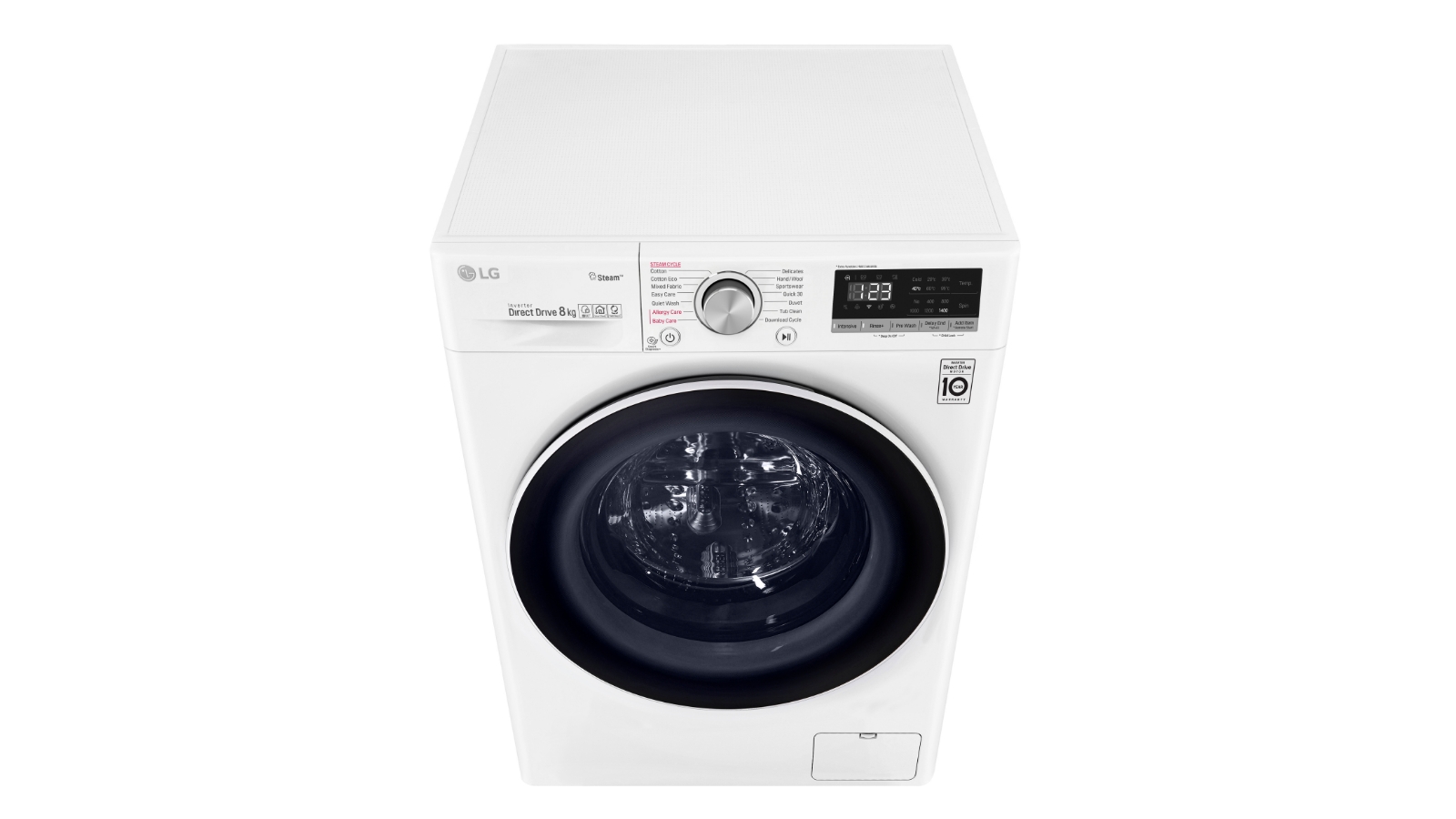 LG Series 5 8kg Front Load Washing Machine with Steam Joyce Mayne