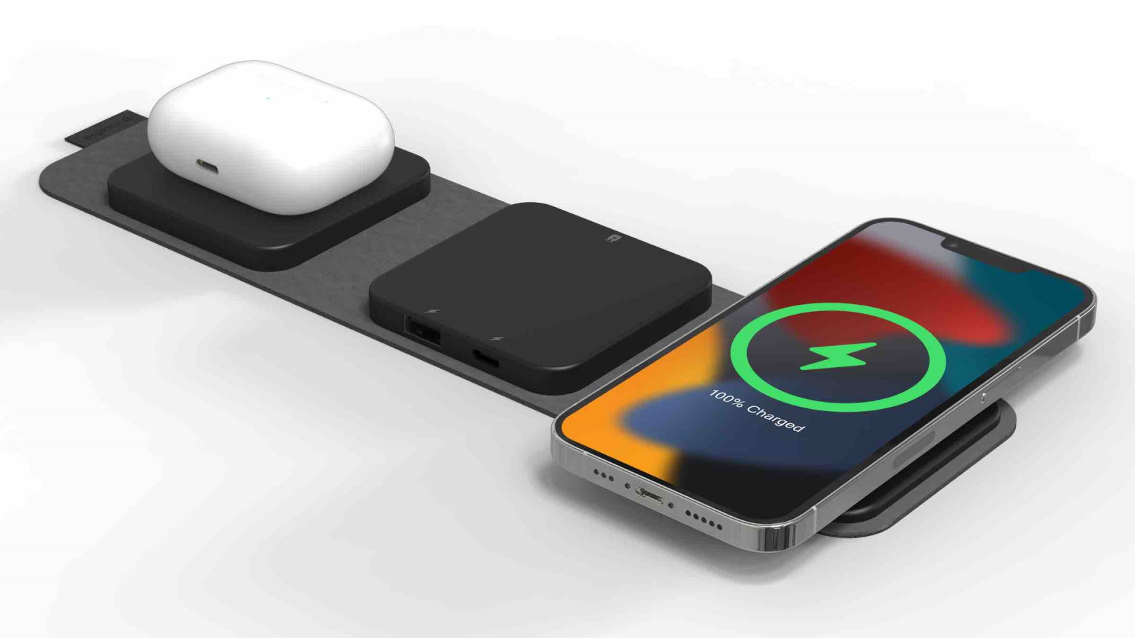 Harvey Norman Laser Usb Charging Station With Qi Pad Mophie Snap+