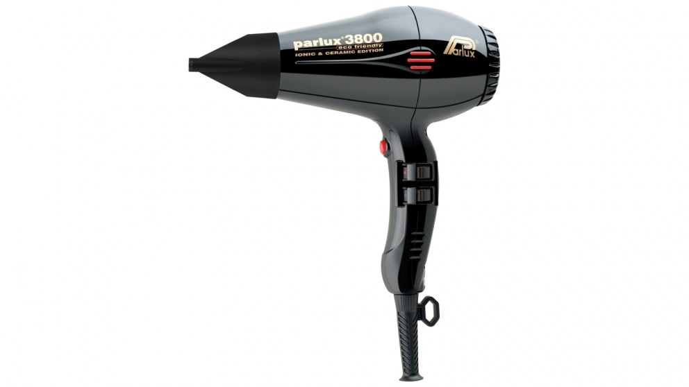 Parlux 3800 Eco Ceramic & Ionic 2100W Hair Dryer Black Joyce Mayne
