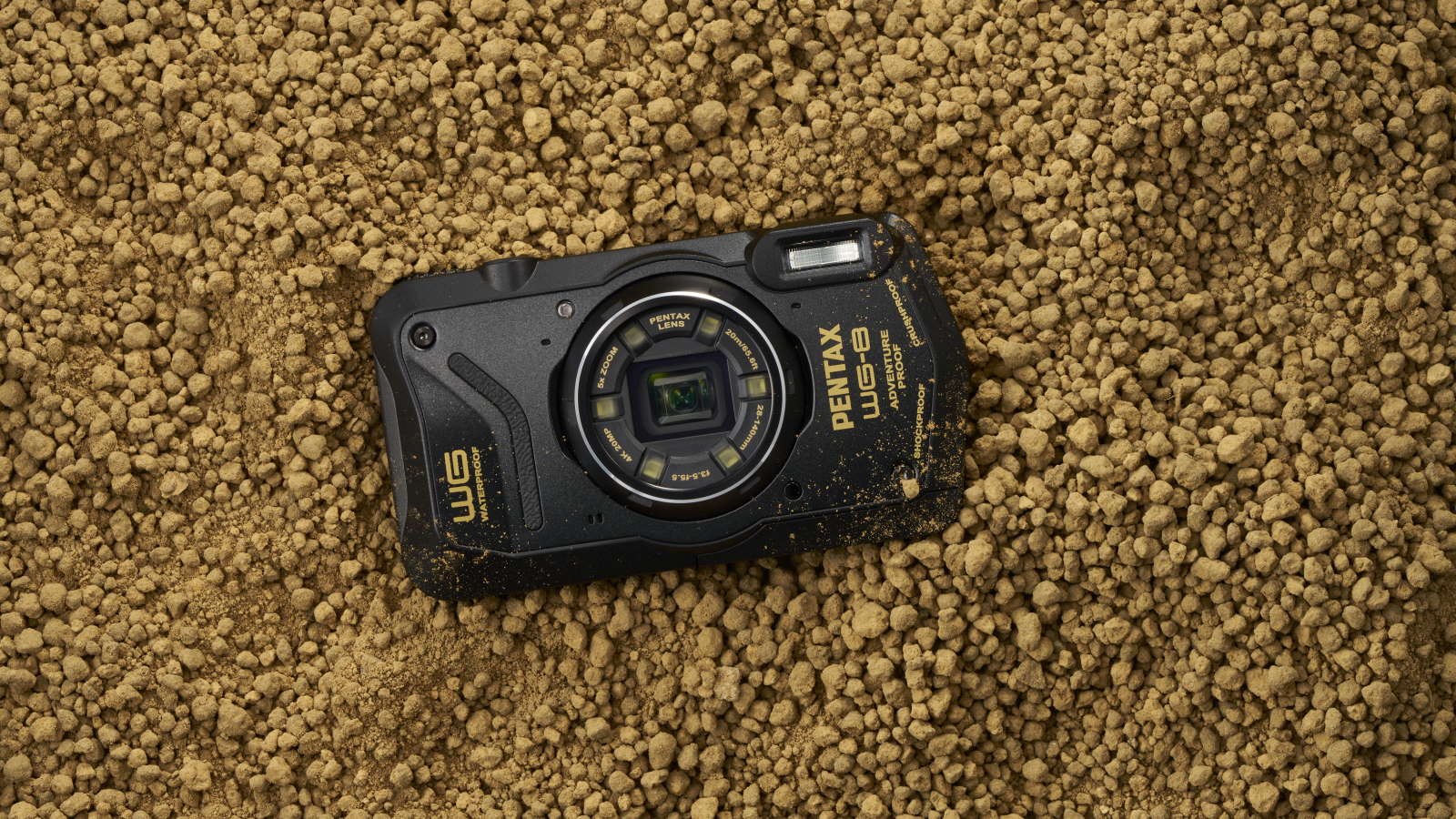 Pentax WG-8 Waterproof Compact Camera Black Joyce Mayne