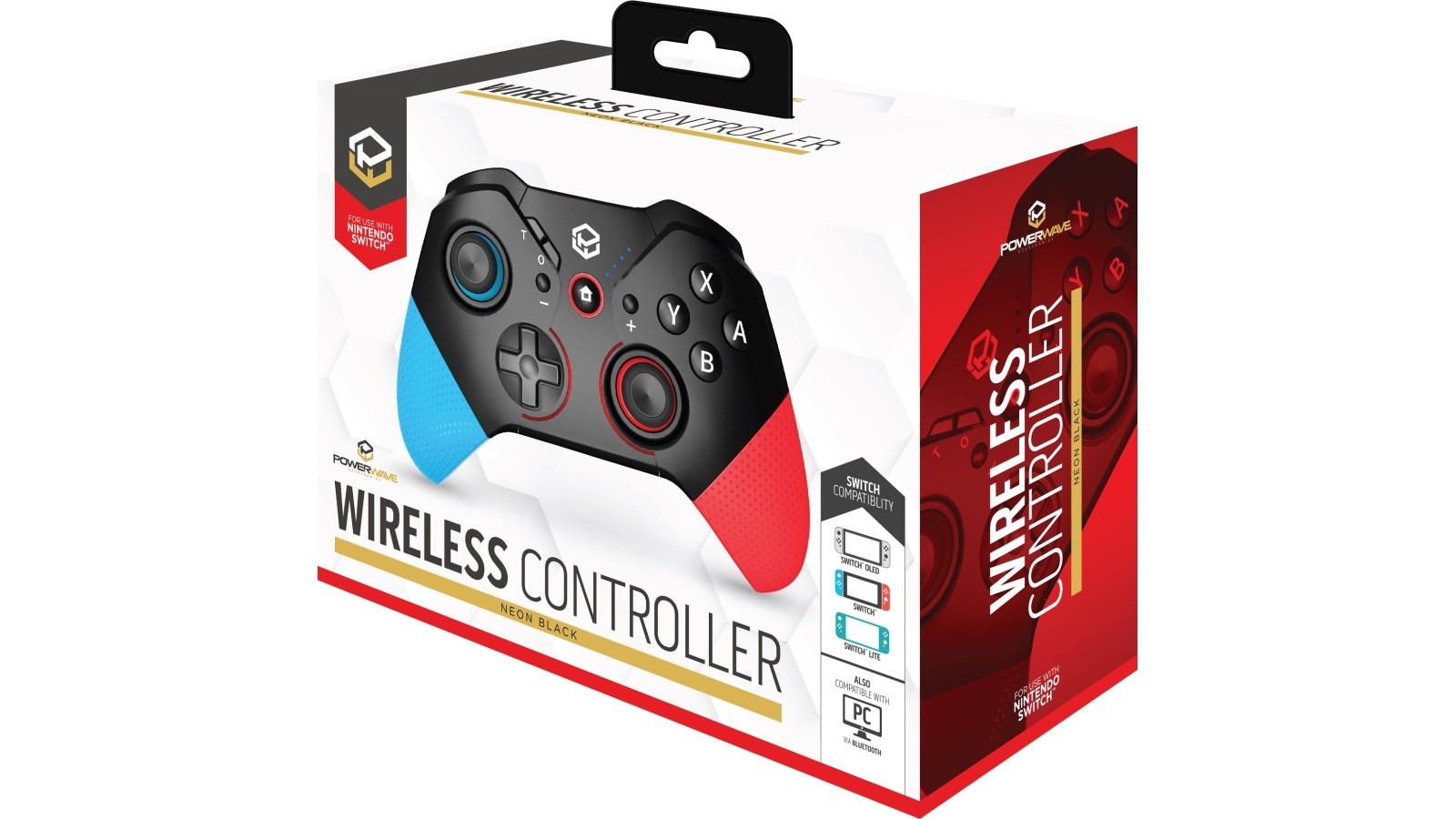 Powerwave Switch Wireless Controller Black Neon Joyce Mayne
