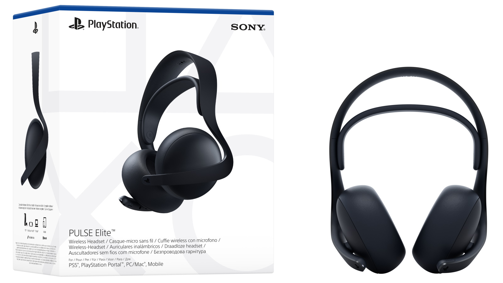 PlayStation PULSE Elite Wireless Headset Midnight Black Joyce