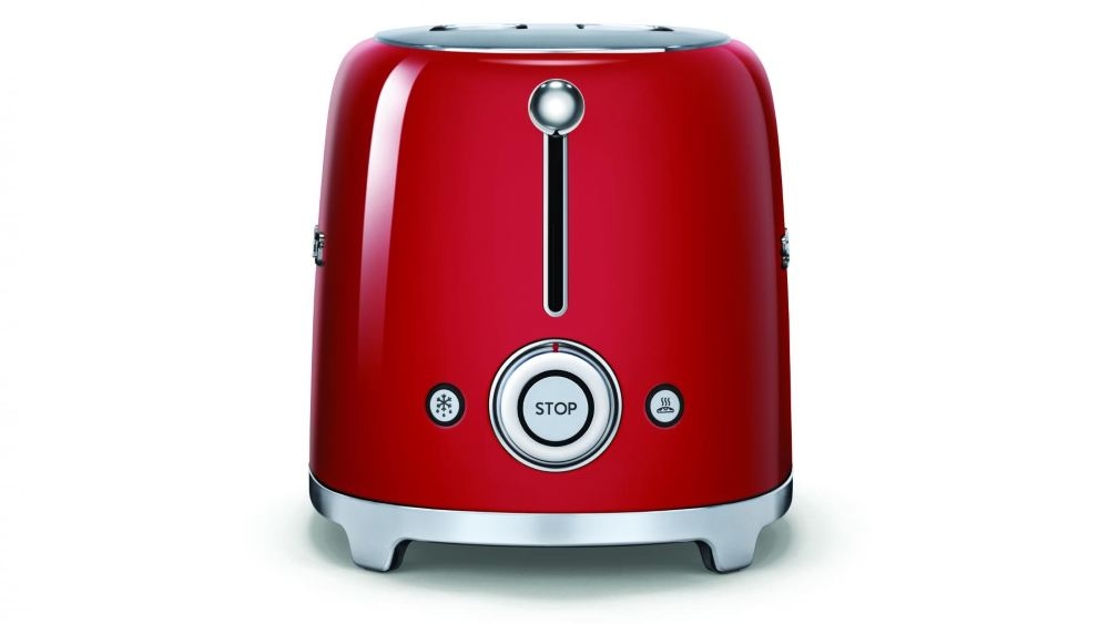Smeg 50's Retro Style 2 Slice Toaster Red Joyce Mayne