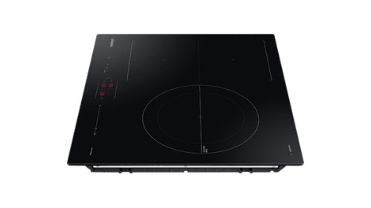 Samsung 60cm 3 Zone 5 Series Induction Cooktop - Black | Joyce Mayne