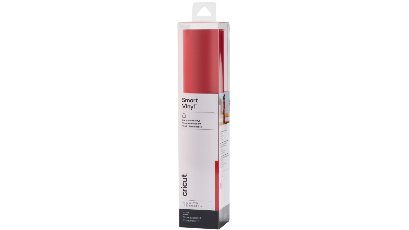 Cricut 12ft Permanent Smart Vinyl - Red | Joyce Mayne