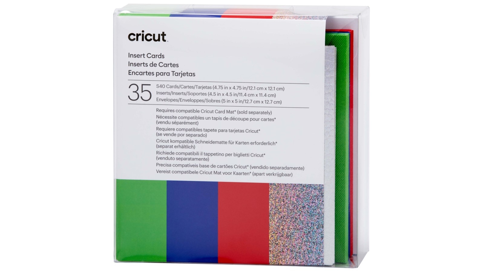 Cricut 35 S40 Rainbow Scales Sampler Insert Cards Joyce Mayne