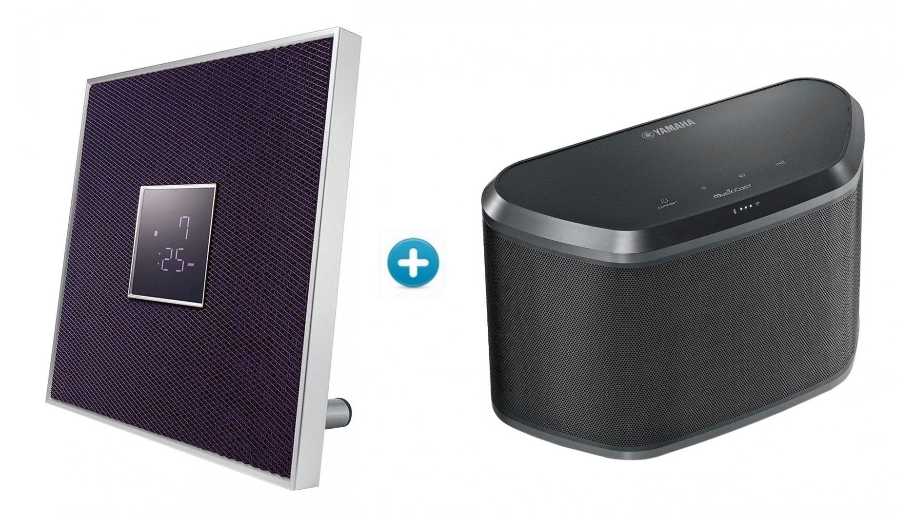 Yamaha MusicCast Wireless Multiroom Speaker + Clock Speaker Bundle