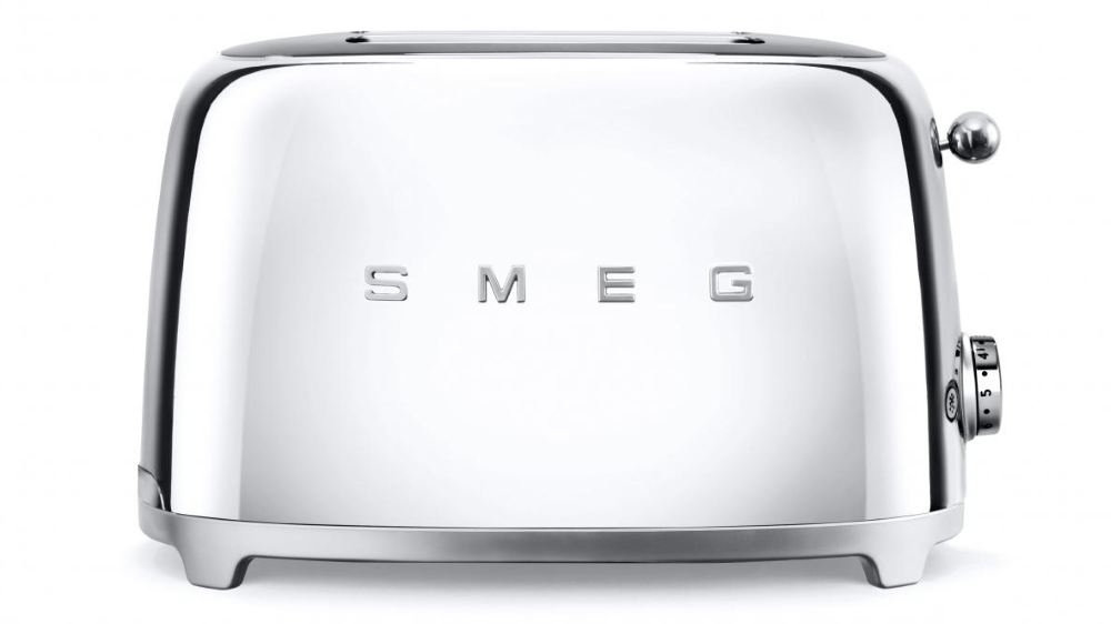 Smeg 50's Retro Style 2 Slice Toaster Stainless Joyce Mayne