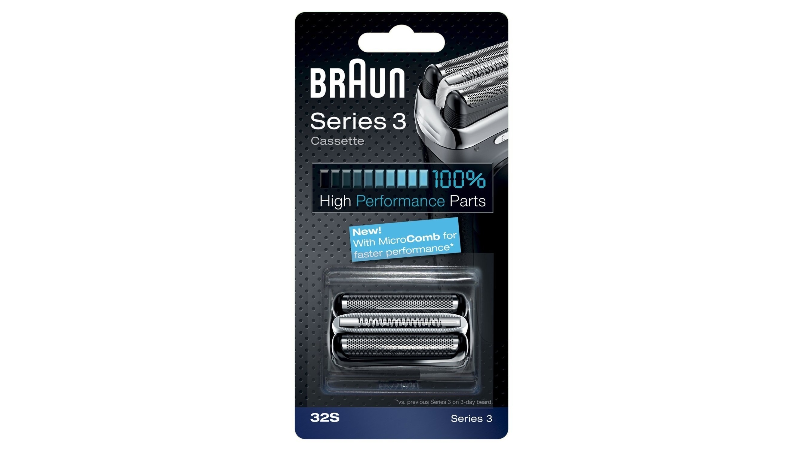 Braun Series 3 32S Multi SIlver BLS Cassette Shaver Foils Joyce Mayne