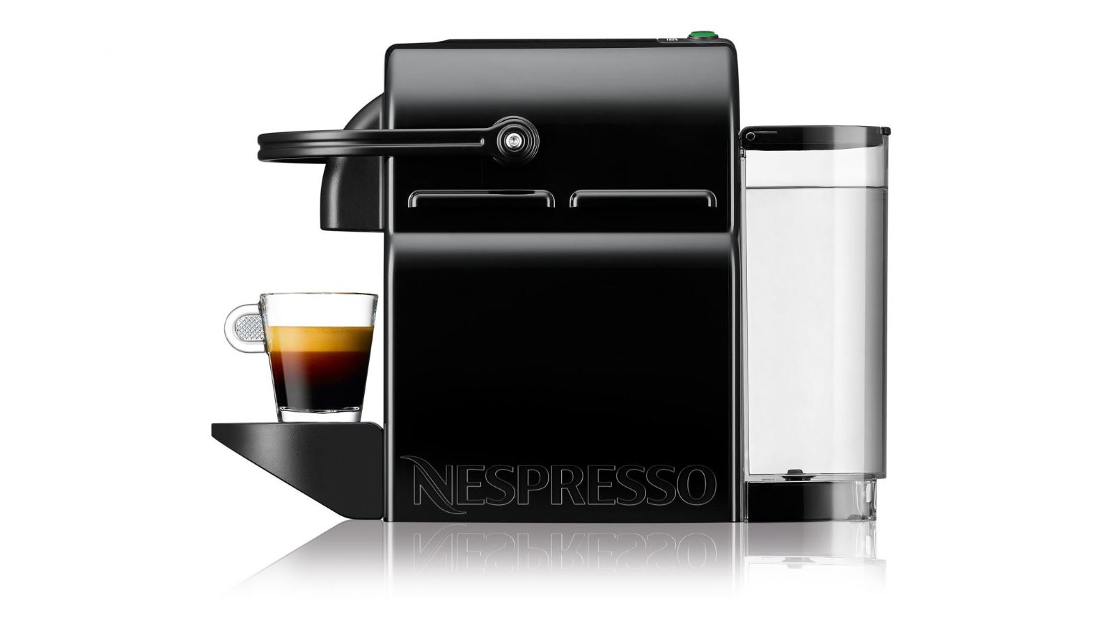Nespresso Inissia Coffee Machine with Milk Frother by DeLonghi Black