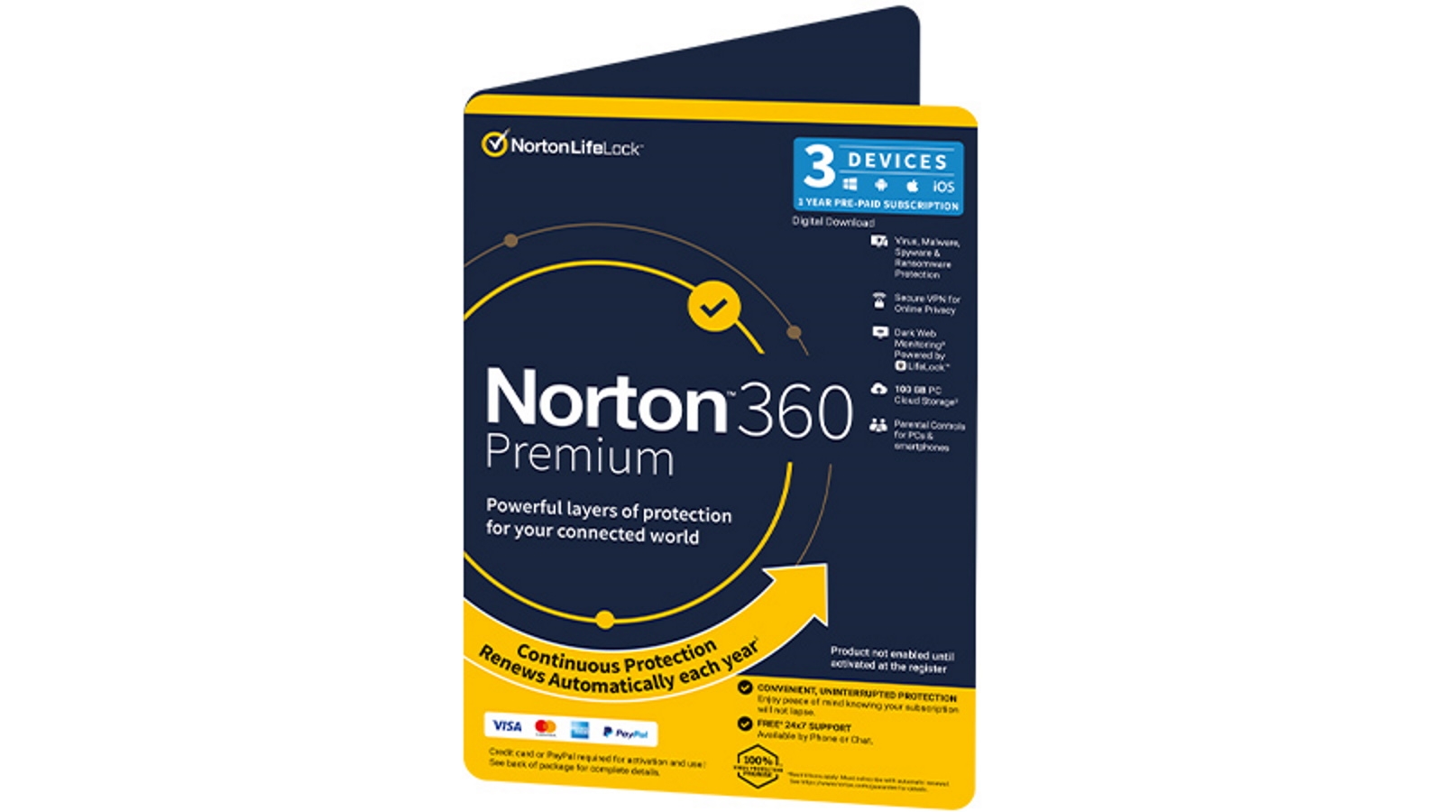 Norton 360 Premium Digital Download 12 Months for 3 Devices Joyce Mayne
