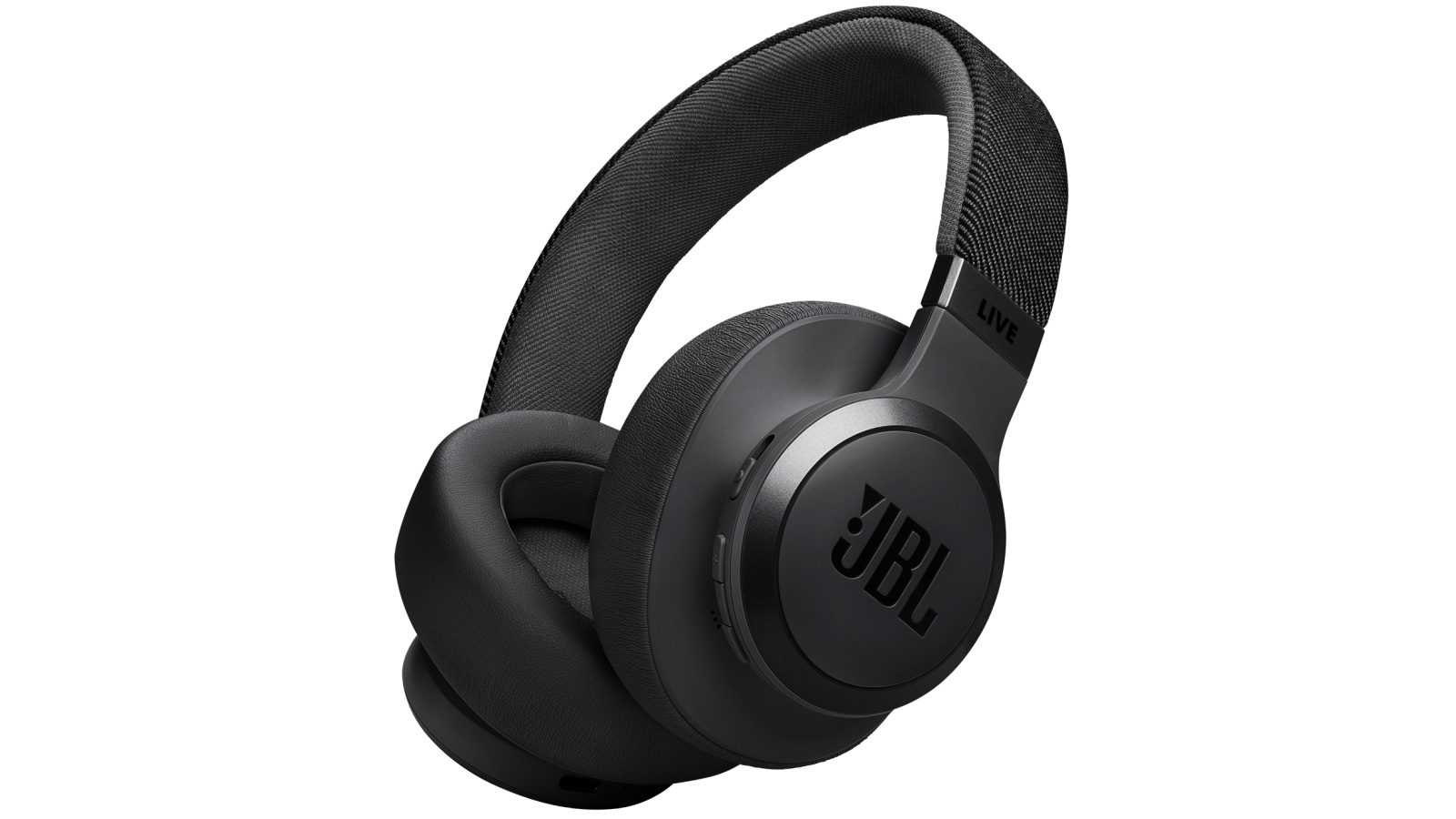 JBL Live 770 True Adaptive Noise Cancelling Wireless Over-Ear Headphones - Black