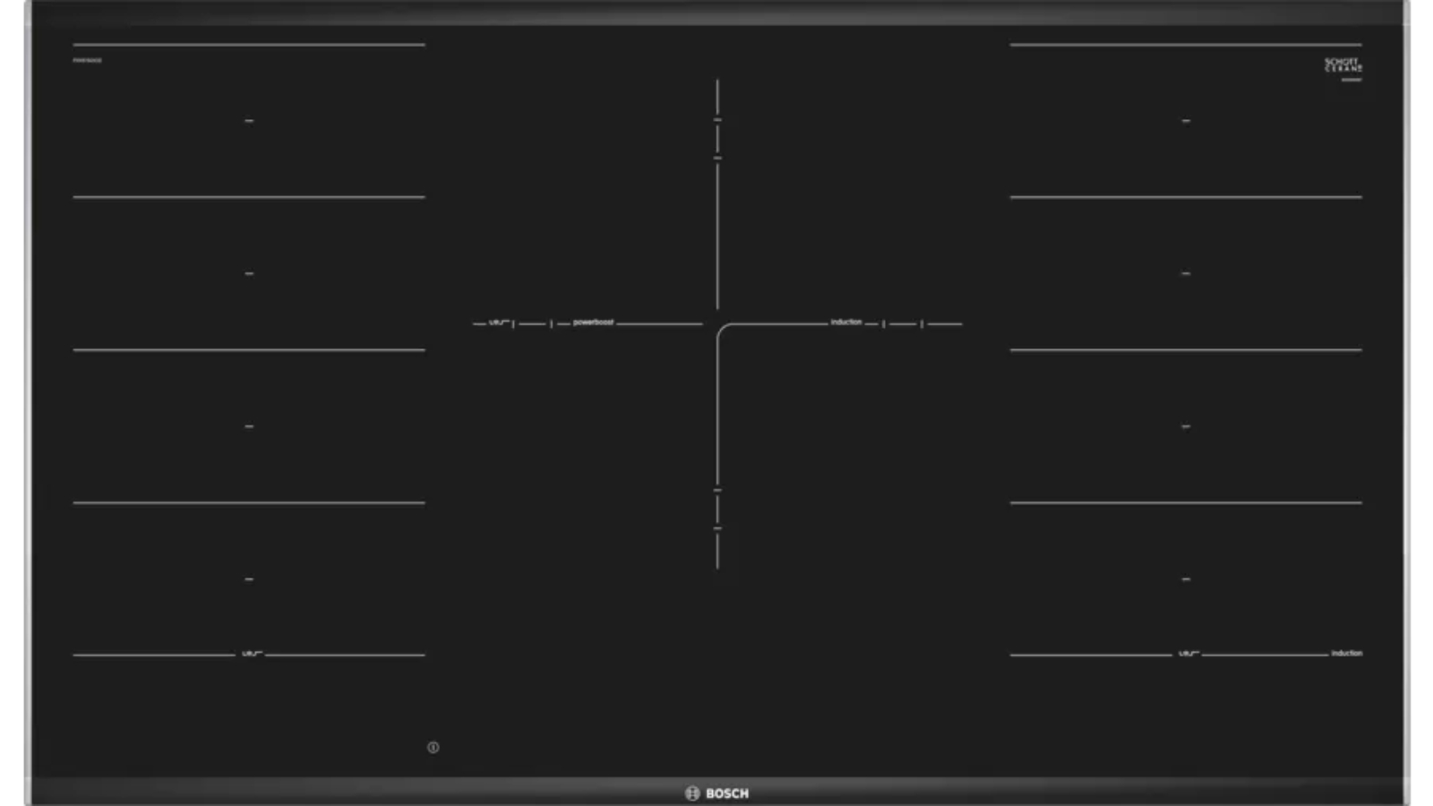 Bosch Series 8 900mm Flexinduction Zone Induction Cooktop with