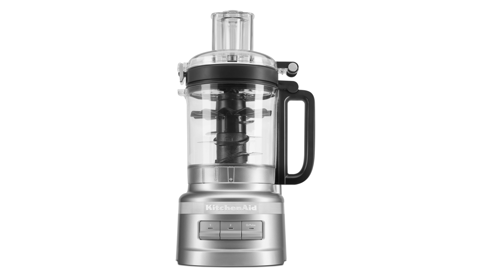 KitchenAid 9 Cup Quad Blade Food Processor - Contour Silver