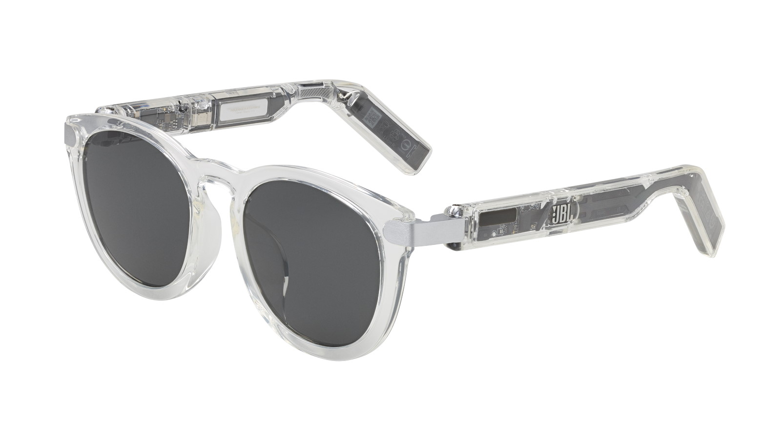 JBL Soundgear Frames Round Audio Glasses - Pearl | Joyce Mayne