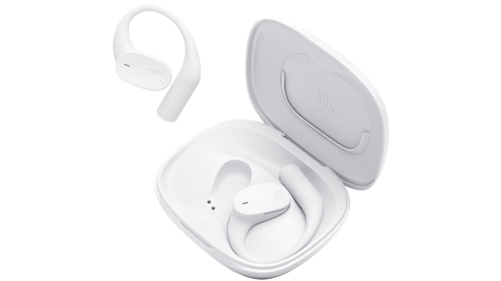 JBL Sense Lite True Wireless Open-Ear Headphones - White | Joyce Mayne