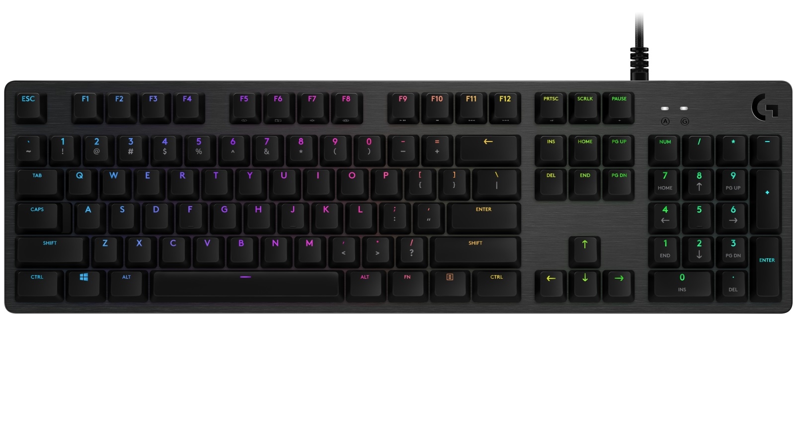 Logitech G512 Carbon Mechanical Gaming Keyboard GX Brown Tactile