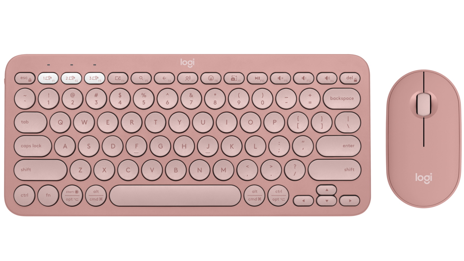 Logitech Pebble 2 Combo - Tonal Rose