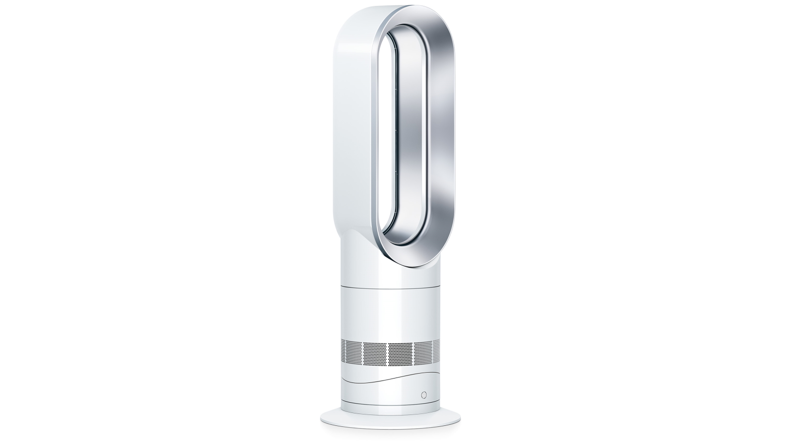 Dyson AM09 Hot+Cool Jet Focus Fan Heater - White/Silver | Joyce Mayne