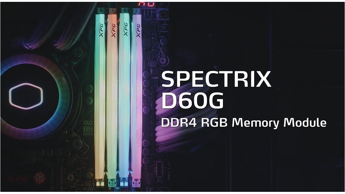 ADATA XPG Spectrix D60G DDR4 RGB 3600MHz 16GB Memory Kit (2x8GB