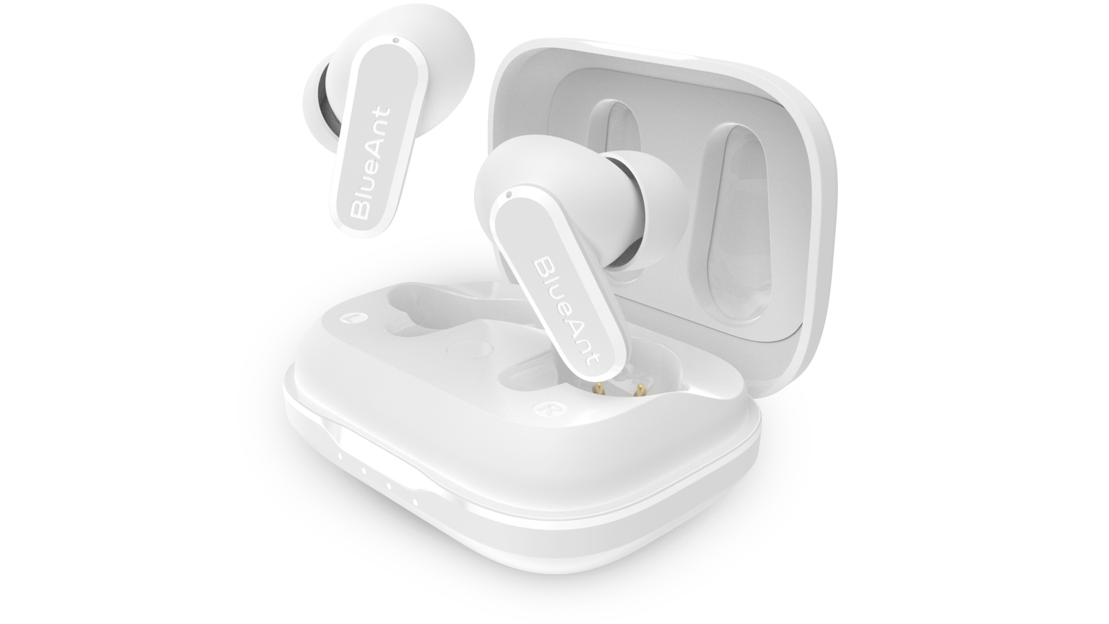 BlueAnt Pump Air Ultra Premium ANC True Wireless Earbuds White