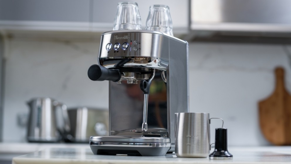 Breville The Bambino Plus Espresso Coffee Machine - Stainless Steel ...