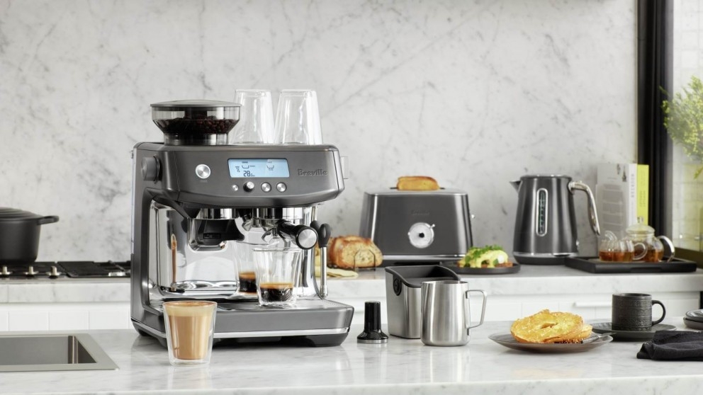 Breville the Barista Pro Espresso Coffee Machine Black Stainless