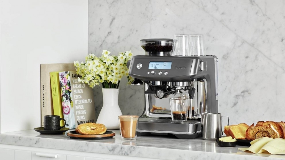 Breville the Barista Pro Espresso Coffee Machine Black Stainless