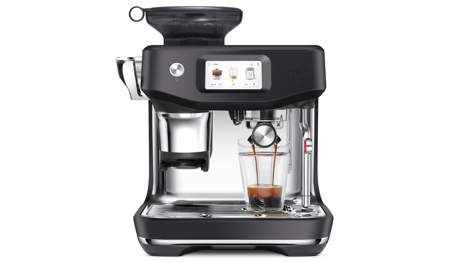 Breville the Barista Touch Impress Iced Coffee Machine - Black Truffle