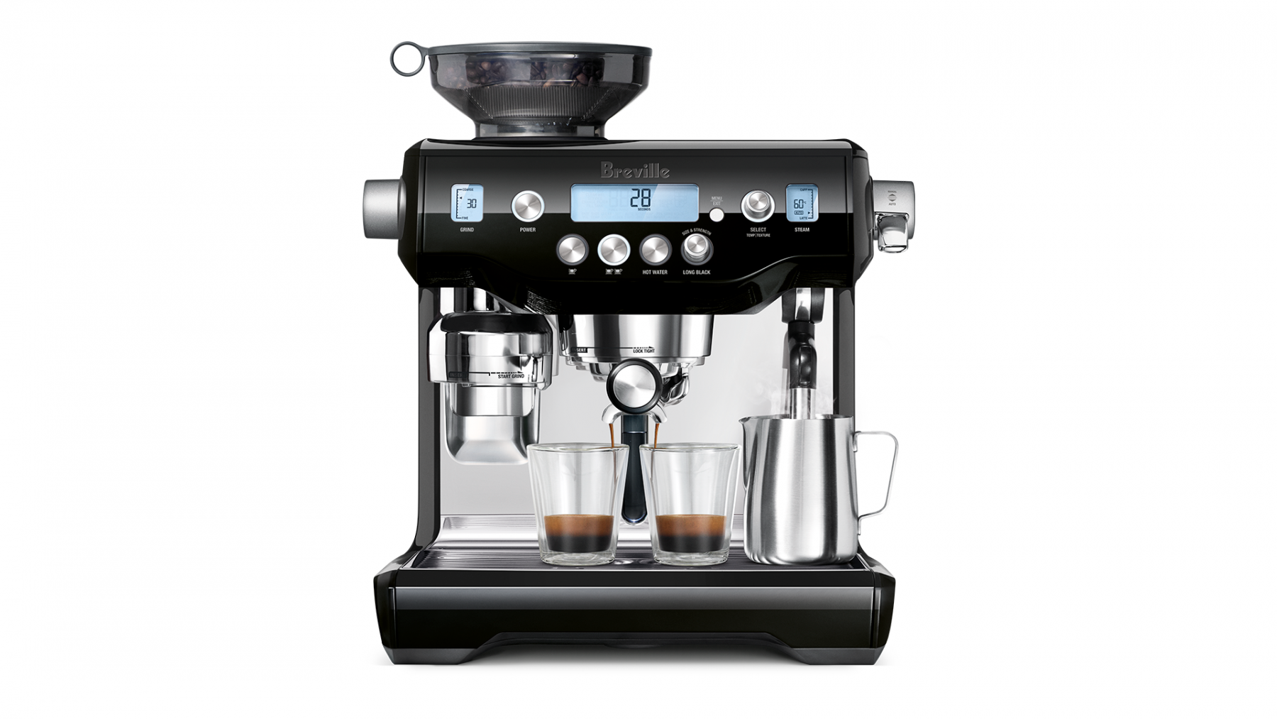 Black Sesame Breville Espresso Machine How To Use Breville Barista