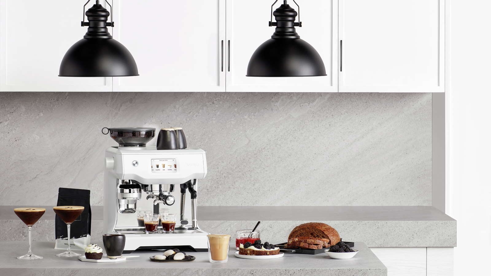 Breville The Oracle Touch Coffee Machine Sea Salt Joyce Mayne