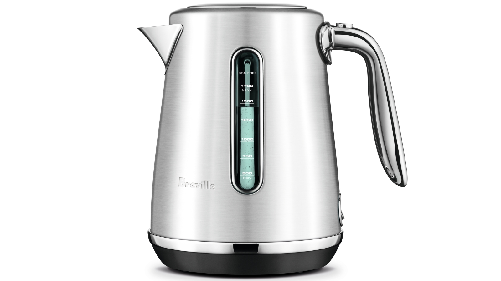 Breville The Soft Top Luxe 1.7L Kettle - Brushed Stainless Steel ...