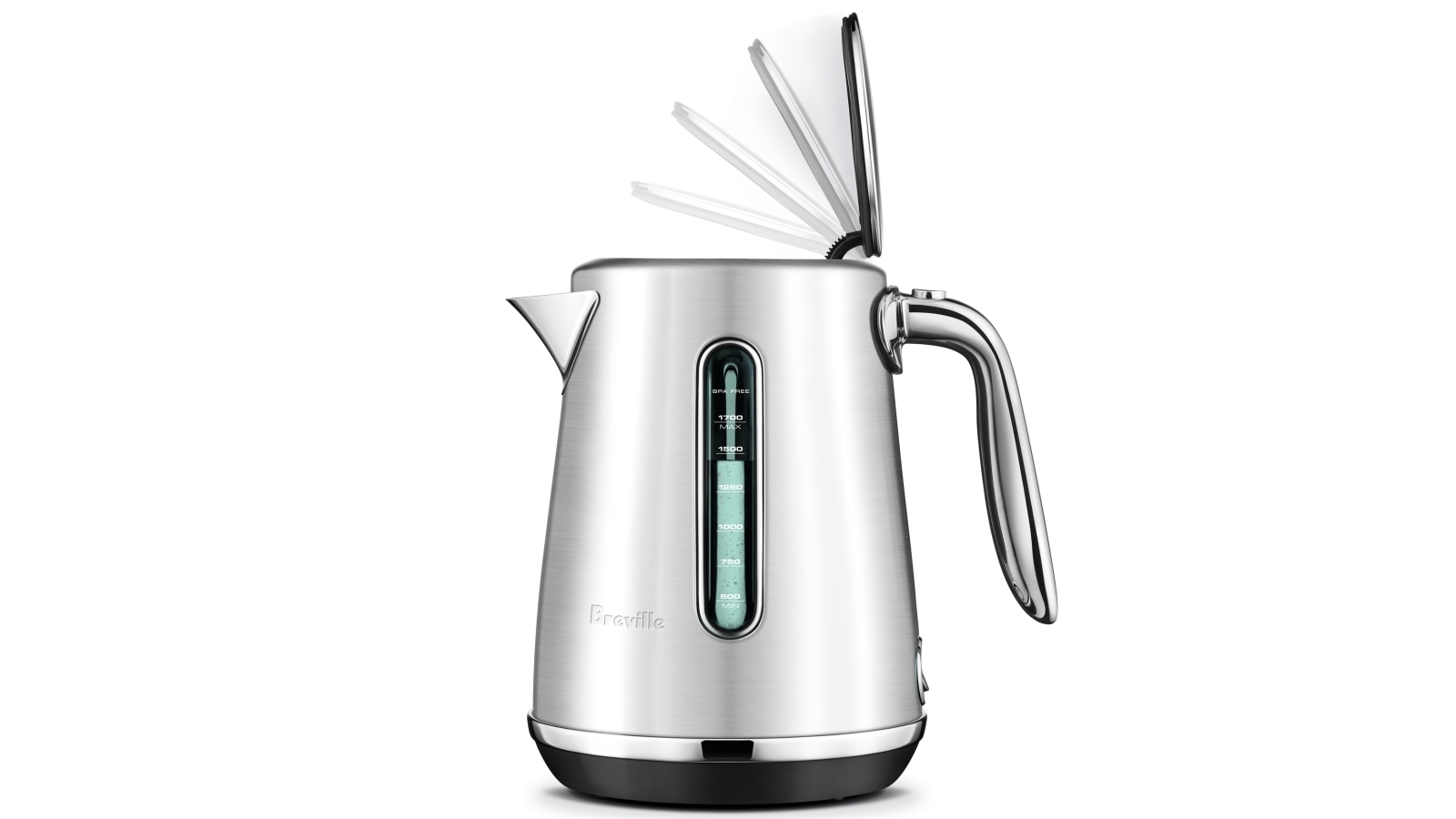 Breville The Soft Top Luxe 1.7L Kettle Brushed Stainless Steel