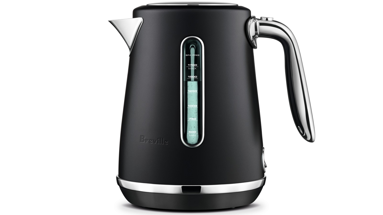 Breville The Soft Top Luxe 1.7L Kettle - Black Truffle | Joyce Mayne