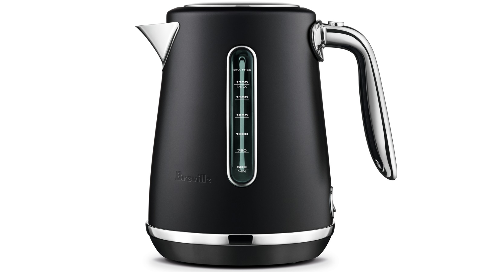 Breville The Soft Top Luxe 1.7L Kettle - Black Truffle | Joyce Mayne