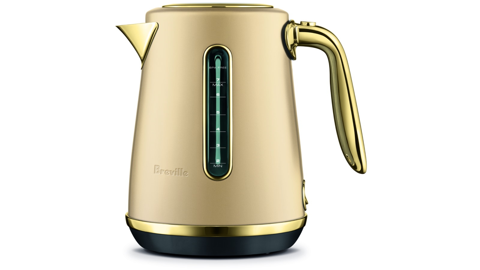 Breville Soft Top Luxe Brass 1.7L Kettle Regal Prosecco Joyce Mayne