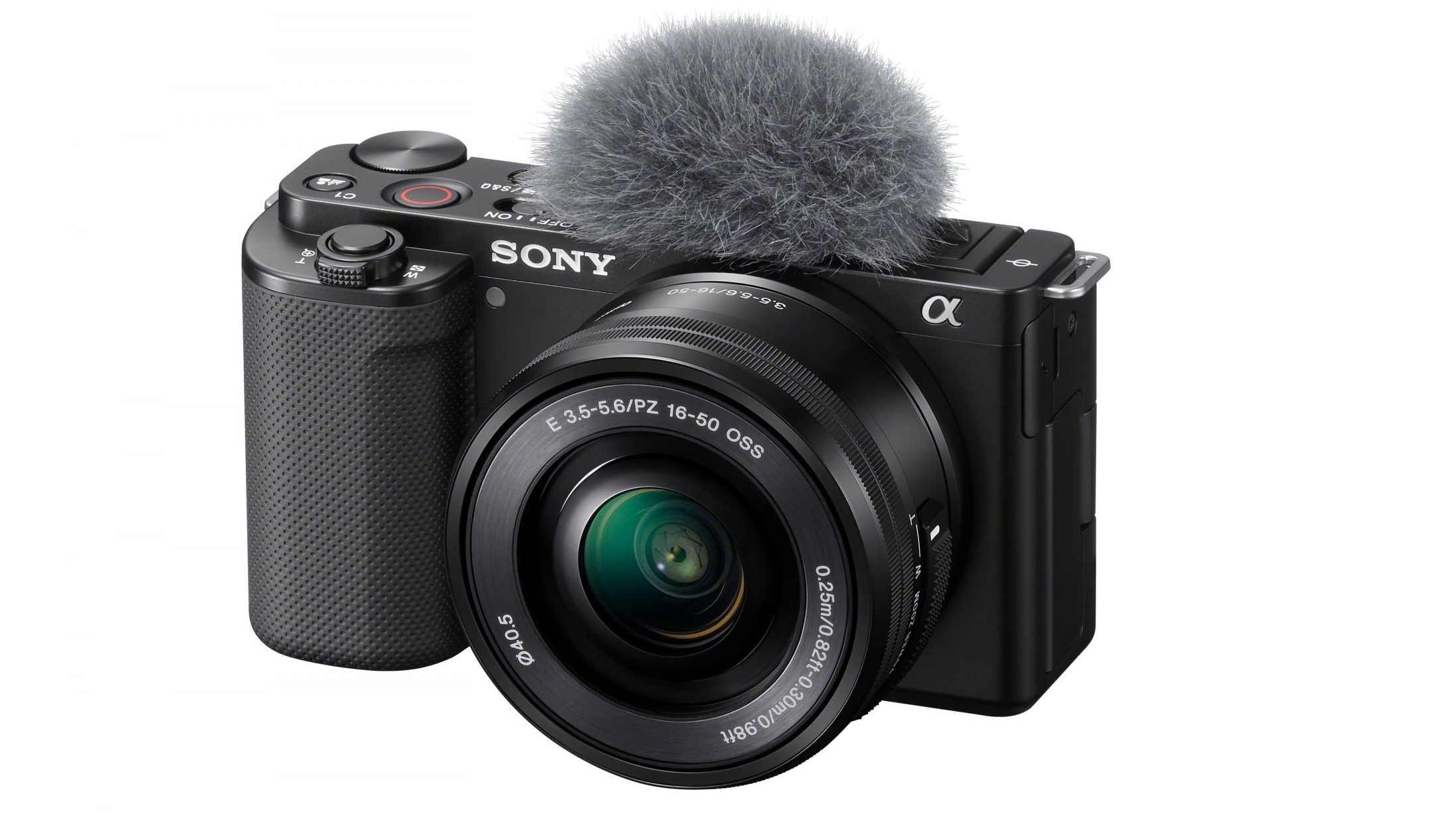Sony Alpha ZVE10 Mirrorless Camera with 1650mm Lens Kit Black