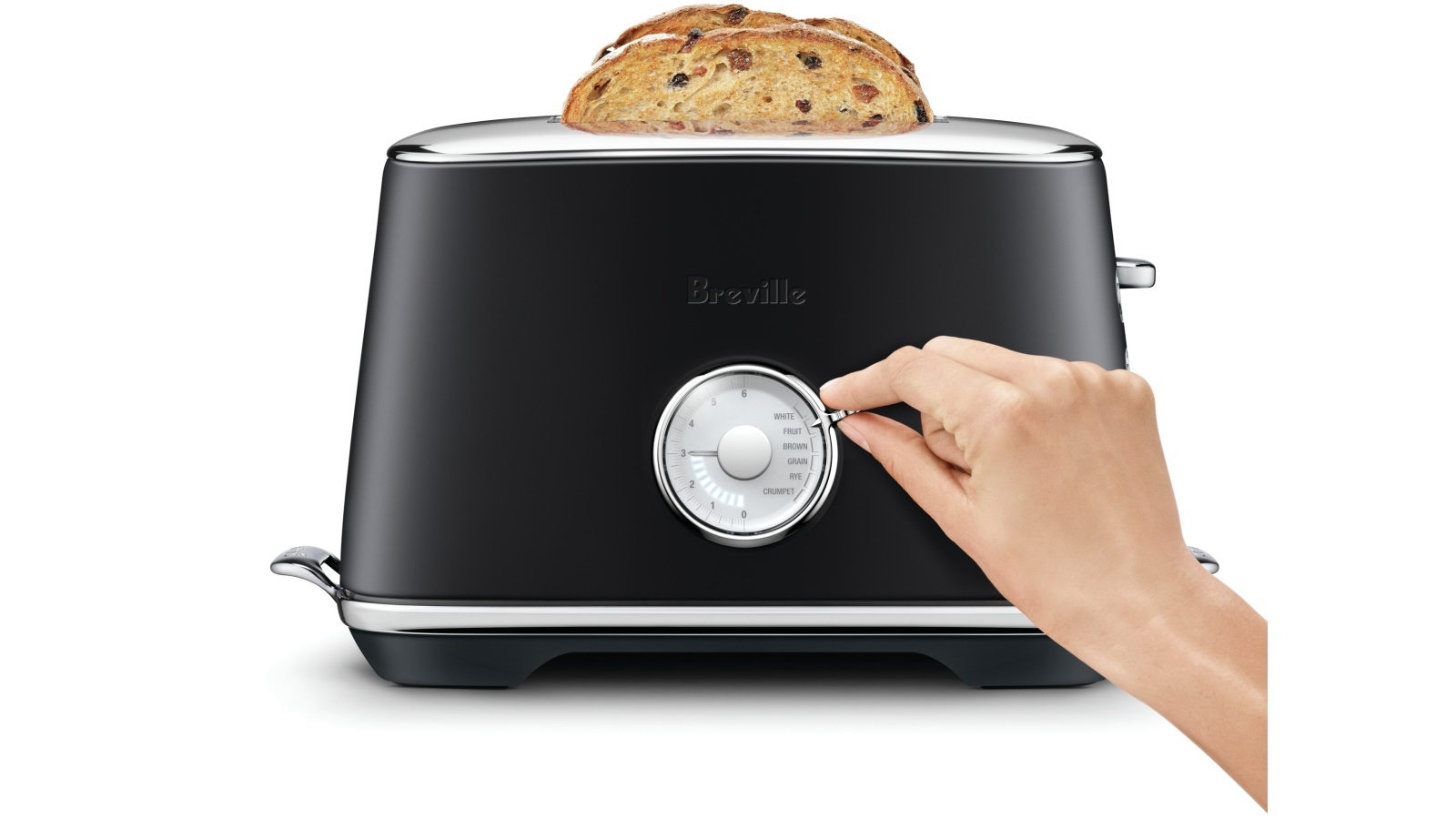 Breville the Toast Select Luxe 2 Slice Toaster Black Truffle Joyce