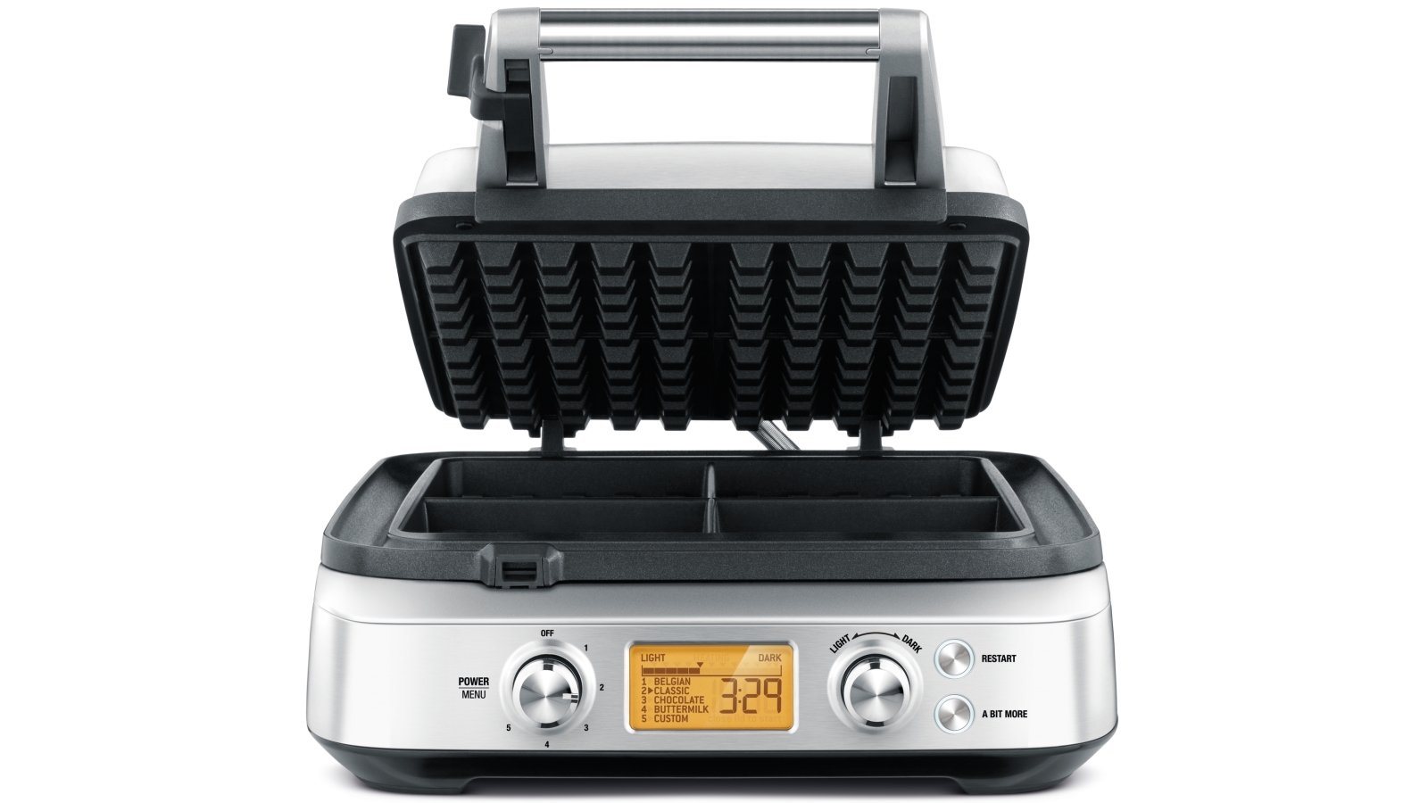 Breville The Smart Waffle 4-Slice Waffle Maker