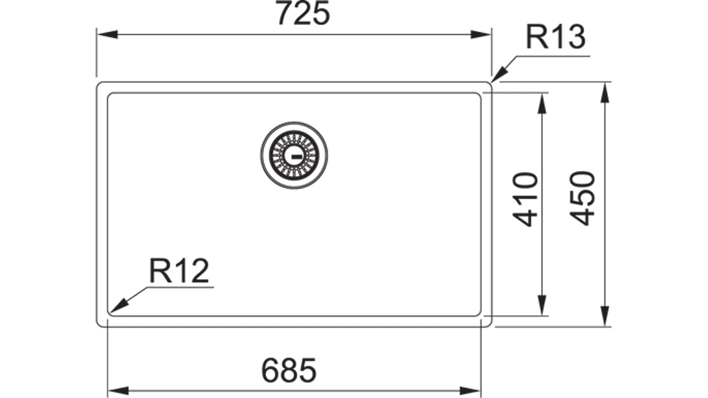 Franke Mythos Masterpiece 685mm Single Bowl Sink Anthracite Joyce Mayne