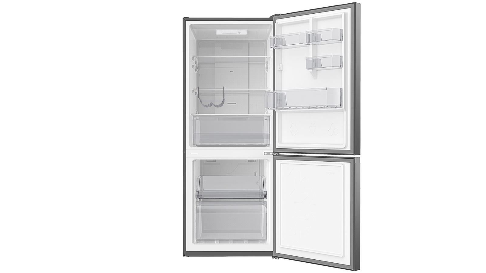 CHiQ 283L Bottom Mount Fridge Black Joyce Mayne