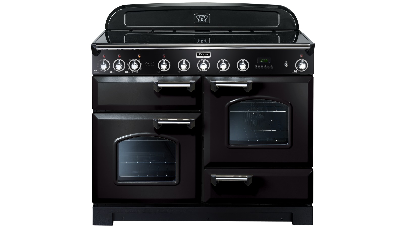 Falcon Classic Deluxe 1100mm Chrome Fitting Induction Range